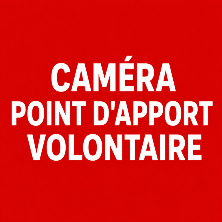 camera autonome solaire pour points d'apport volontaire en dordogne 