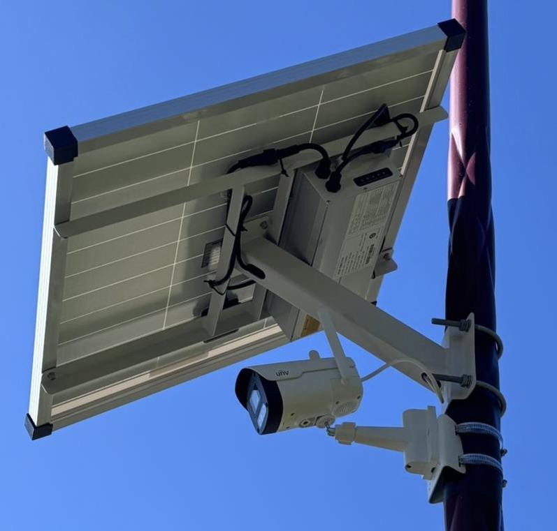 Caméra de videosurveillance des points d'apport voltaire en gironde et dordogne